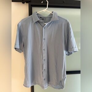 Light Blue Short Sleeve Men's Shirt
